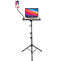 Atril Trípode Notebook ajustable y soporte celular