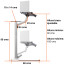 Stand para Notebook Tablet Smartphone aluminio 105 cms