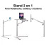 Stand para Notebook Tablet Smartphone aluminio 105 cms