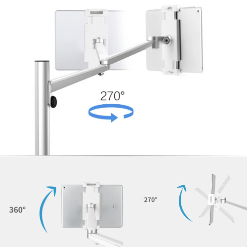 Stand para Notebook Tablet Smartphone aluminio 105 cms Stand para Notebook Tablet Smartphone aluminio 105 cms