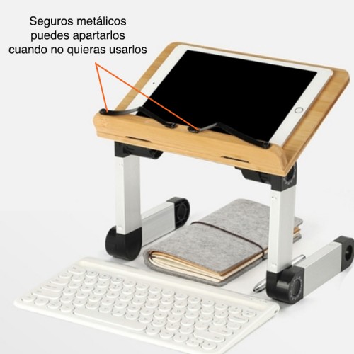 Mesa madera Notebook soporte libros lectura