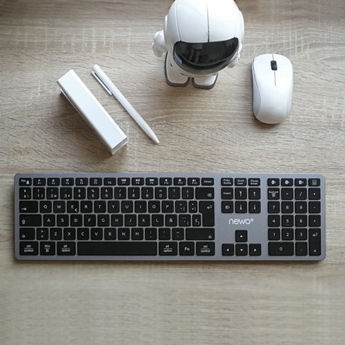 Teclado Bluetooth 5.0 Macbook iMac Aluminio