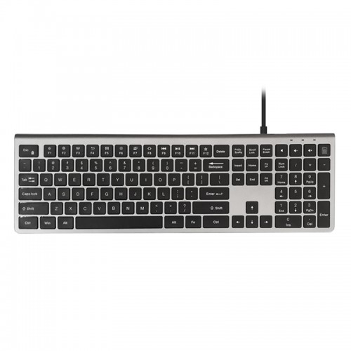 Teclado USB Windows PC Space Mate Grey 