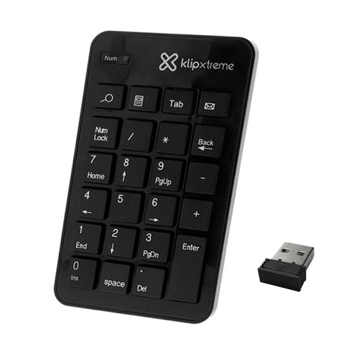 Teclado numérico inalámbrico KlipXtreme Zypher