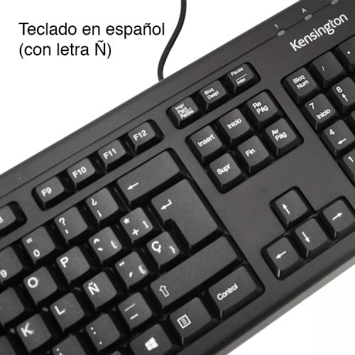 Teclado USB Antiderrame PC Notebook Kensington K72444 