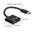 Adaptador USB C a audífonos y cable cargador USB C 