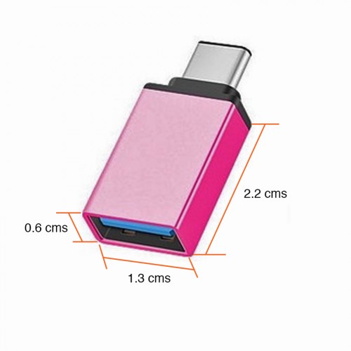 Adaptador USB tipo C a USB 3.0 OTG Celular Notebook