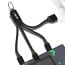 Llavero cables carga rápida USB C Micro USB 