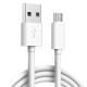 Cable USB a Micro USB Celular 1 metro máx 2.1A
