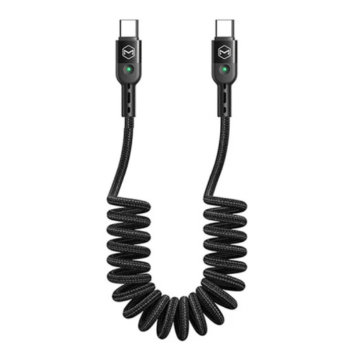 Cable USB C a USB C Retráctil cordón 1.8 mts Cable USB C a USB C Retráctil cordón 1.8 mts
