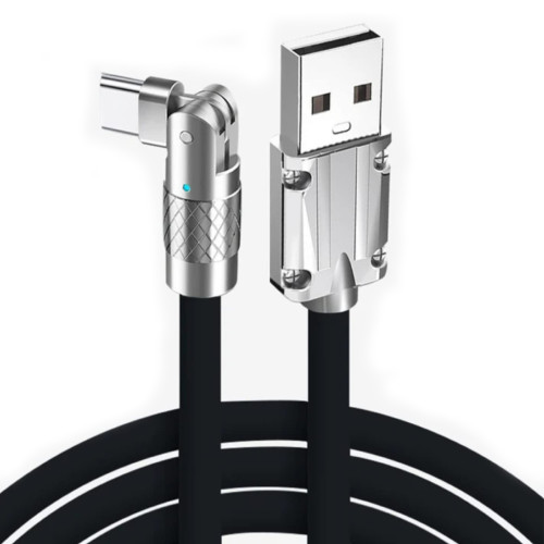Cable USB C a USB 120W Angulo 180º 
