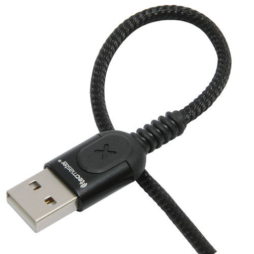 Cable USB C cordón flexible Máx 3.1A con luz RGB 