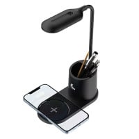 Lámpara cargador celular inalámbrico y lapicero