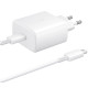 Cargador USB C Super Carga rápida con cable 2 mts 45W 