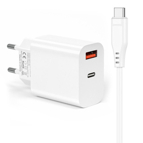 Cargador USB C Carga Rápida 20W certificado SEC Cargador USB C Carga Rápida 20W certificado SEC