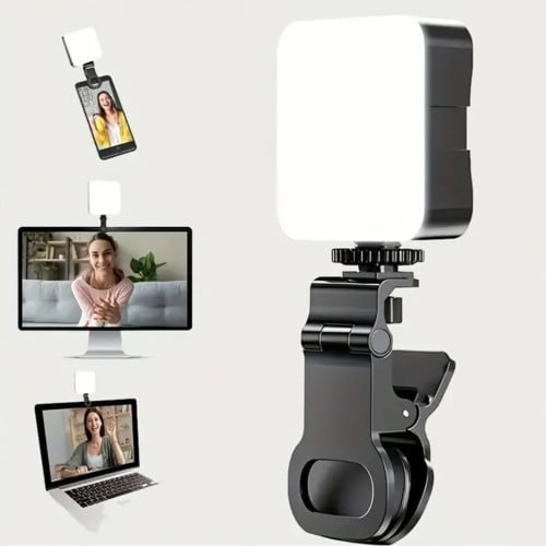 Luz led para celular con clip 10 modos Luz led para celular con clip 10 modos