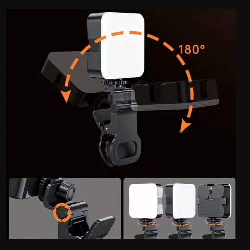 Luz led para celular con clip 10 modos Luz led para celular con clip 10 modos