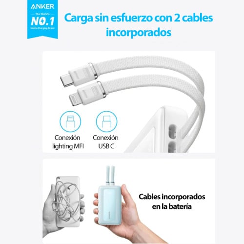Powerbank Anker 10000mAh USB C Lightning