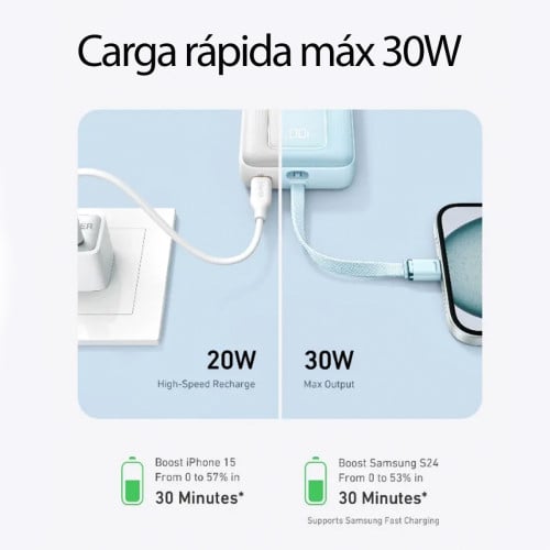 Powerbank USB C Anker 30W 10000mAh Powerbank USB C Anker 30W 10000mAh