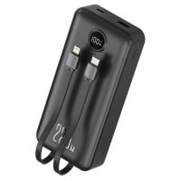 Powerbank 20000 mah carga rápida USB C Lightning