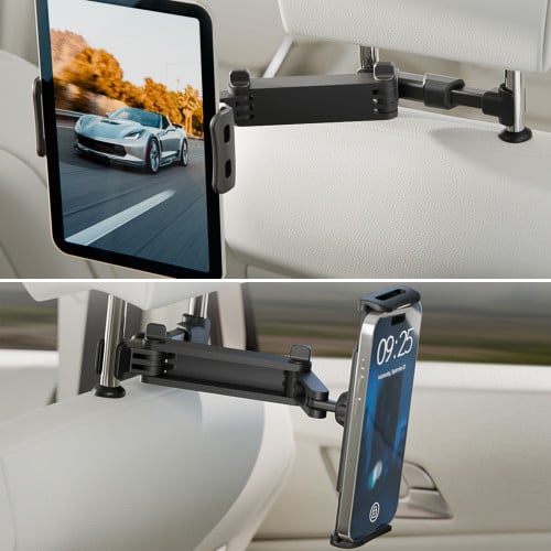 Soporte celular asiento trasero auto extensible  Soporte celular asiento trasero auto extensible