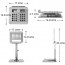 Soporte iPad Pro Air aluminio giratorio ajustable