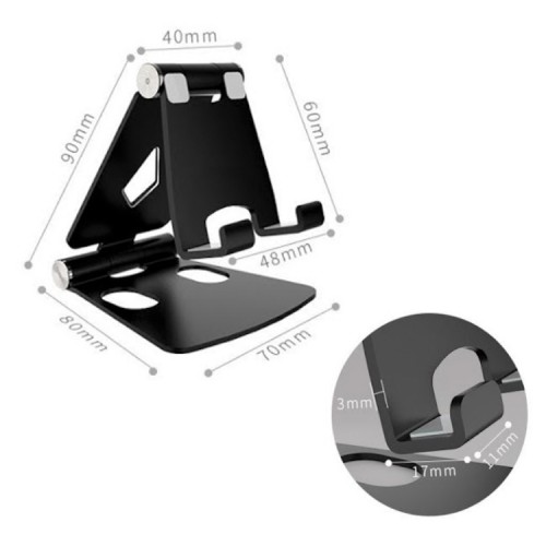 Soporte base celular tablet escritorio ajustable plegable