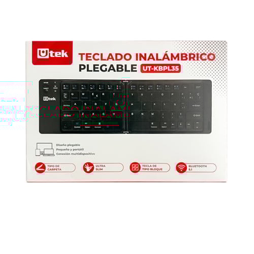Mini teclado bluetooth plegable inalámbrico  Mini teclado bluetooth plegable inalámbrico