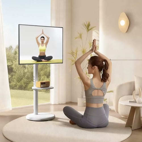 Soporte TV con ruedas vertical y horizontal negro 42 pulgadas