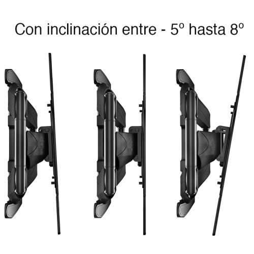 Soporte TV pared muro 32 a 70 pulgadas con inclinación