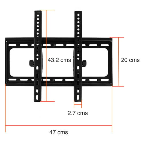 Soporte TV pared muro 32 a 55 pulgadas con inclinación ajustable