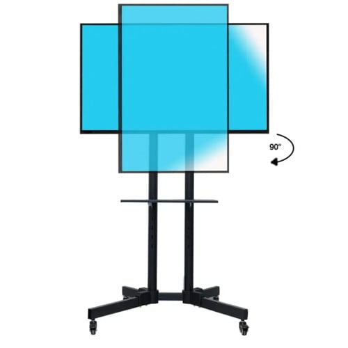 Soporte TV Móvil con ruedas vertical y horizontal 65" Soporte TV Móvil con ruedas vertical y horizontal 65"