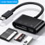 Lector USB C tarjetas SD Micro SD y Pendrive 