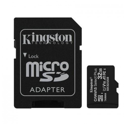 Tarjeta Micro SD 32GB Clase 10 Kingston 100Mbs