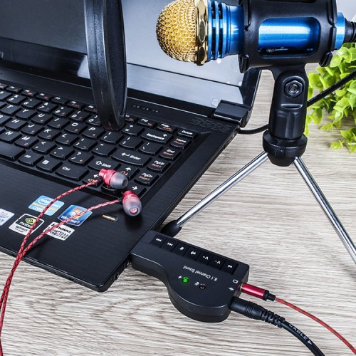 Tarjeta de sonido Audio USB Micrófono Audífonos 8.1ch