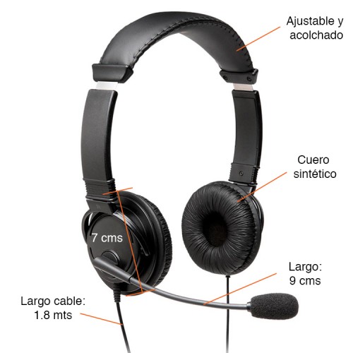Audífonos USB C con micrófono Kensington K97457WW