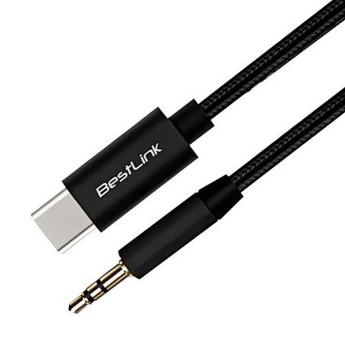 Cable de audio auxiliar 3.5mm a USB C 