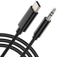 Cable de audio auxiliar 3.5mm a USB C 