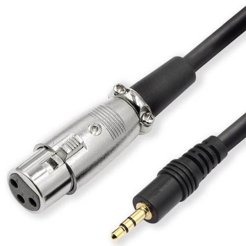 Cable XLR Canon Hembra a Plug 3.5mm macho