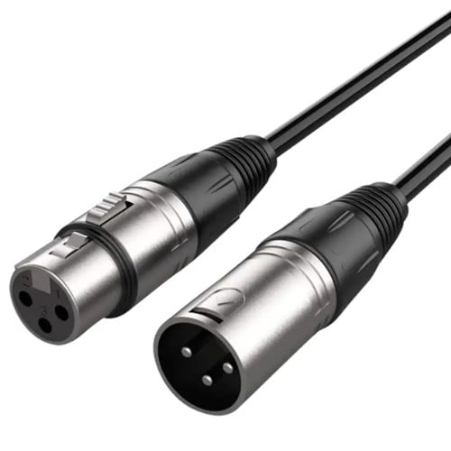 Cable XLR Macho hembra balanceado 3 metros Cable XLR Macho hembra balanceado 3 metros