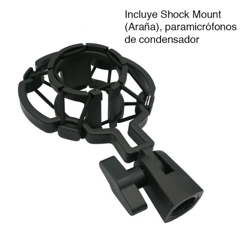 Atril soporte micrófono condensador araña escritorio