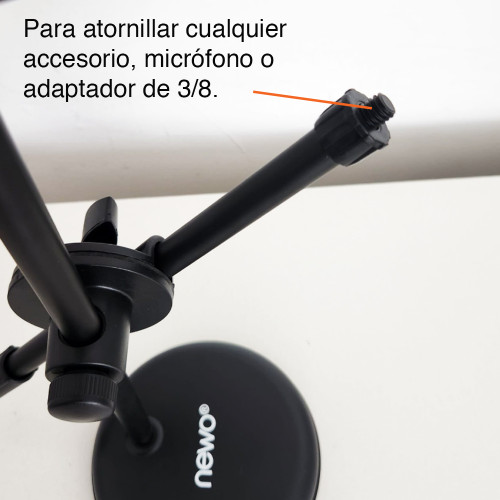 Stand Micrófono sobremesa Hyperx Quadcast Solocast 