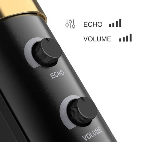 Micrófono Condensador Auxiliar control volumen