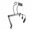 Atril soporte micrófono celular mesa escritorio led antipop araña