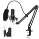 Kit Micrófono condensador atril + tarjeta sonido USB Mute NW-800KS