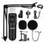 Kit Micrófono condensador atril + tarjeta sonido USB Mute NW-800KS