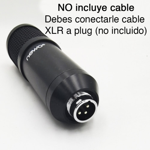 Micrófono Condensador Newo sin cable XLR 800SC