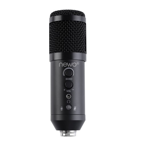 Micrófono Condensador USB Control de Volumen