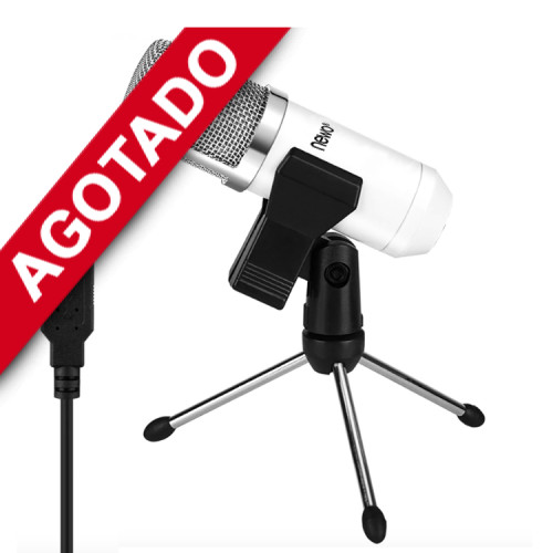 Micrófono Condensador USB Windows Macbook Blanco Micrófono Condensador USB Windows Macbook Blanco