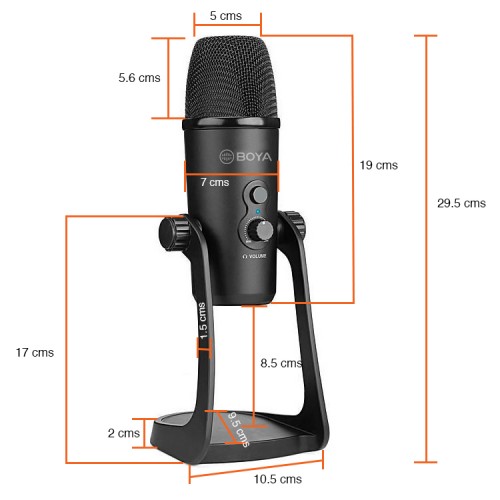 Micrófono Boya PM700 Multipatrón Condensador USB
